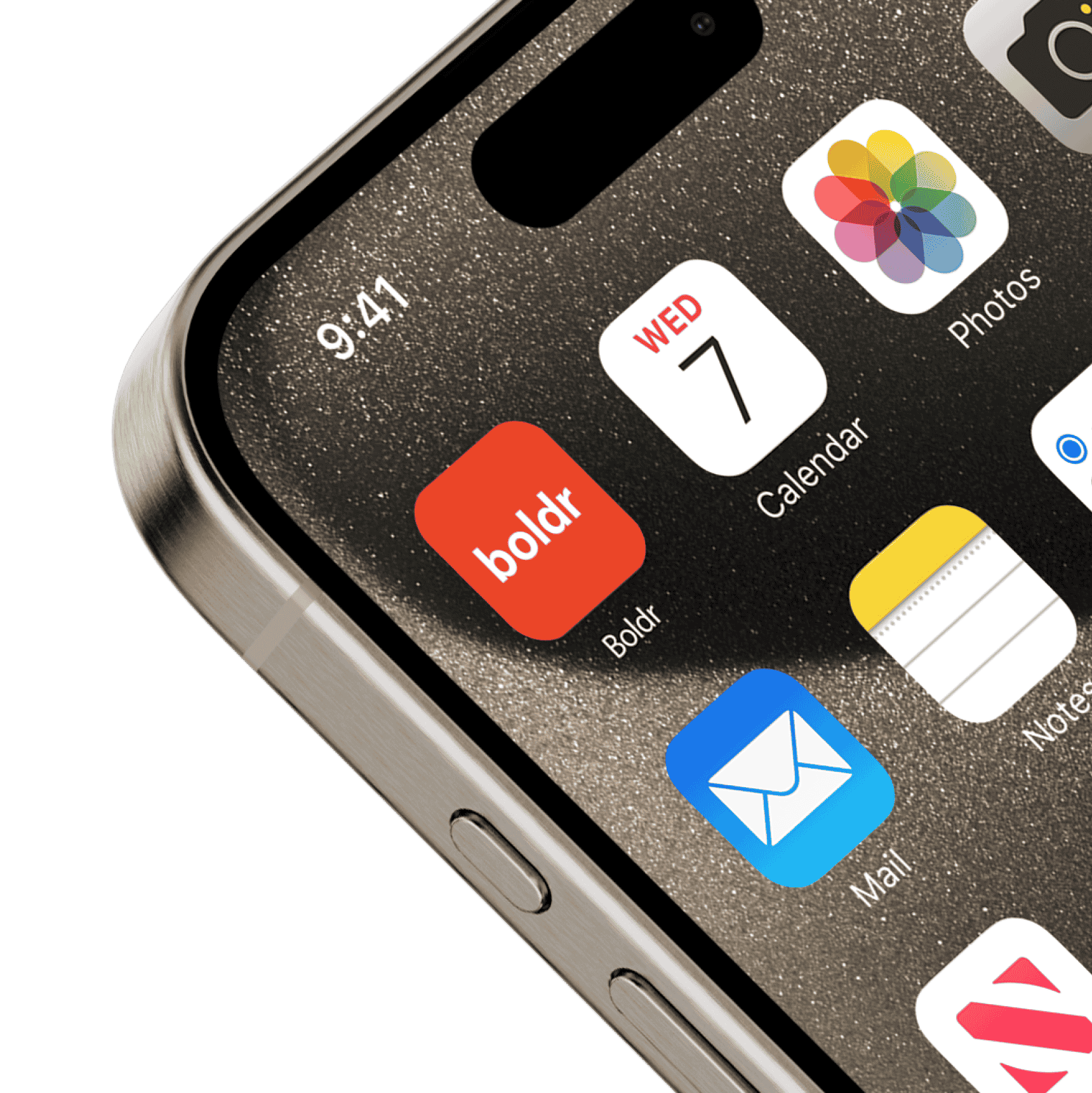 Hero image of the boldr energy app
